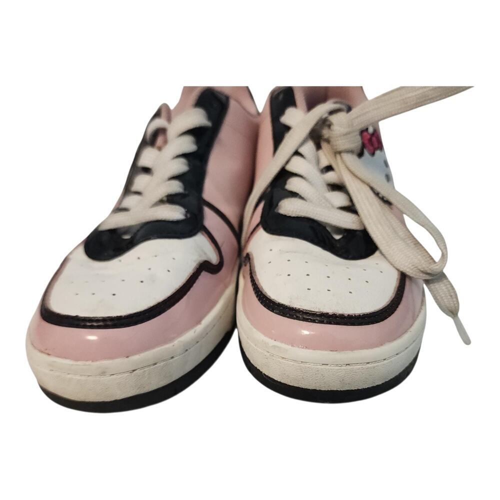 Hello Kitty Pink Low Top Sneakers Big Kids Youth US 6 EUR 37 Lace Up Shoes - Picture 3 of 16